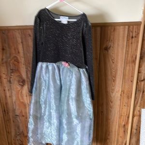 Green Glittery Girls Dress